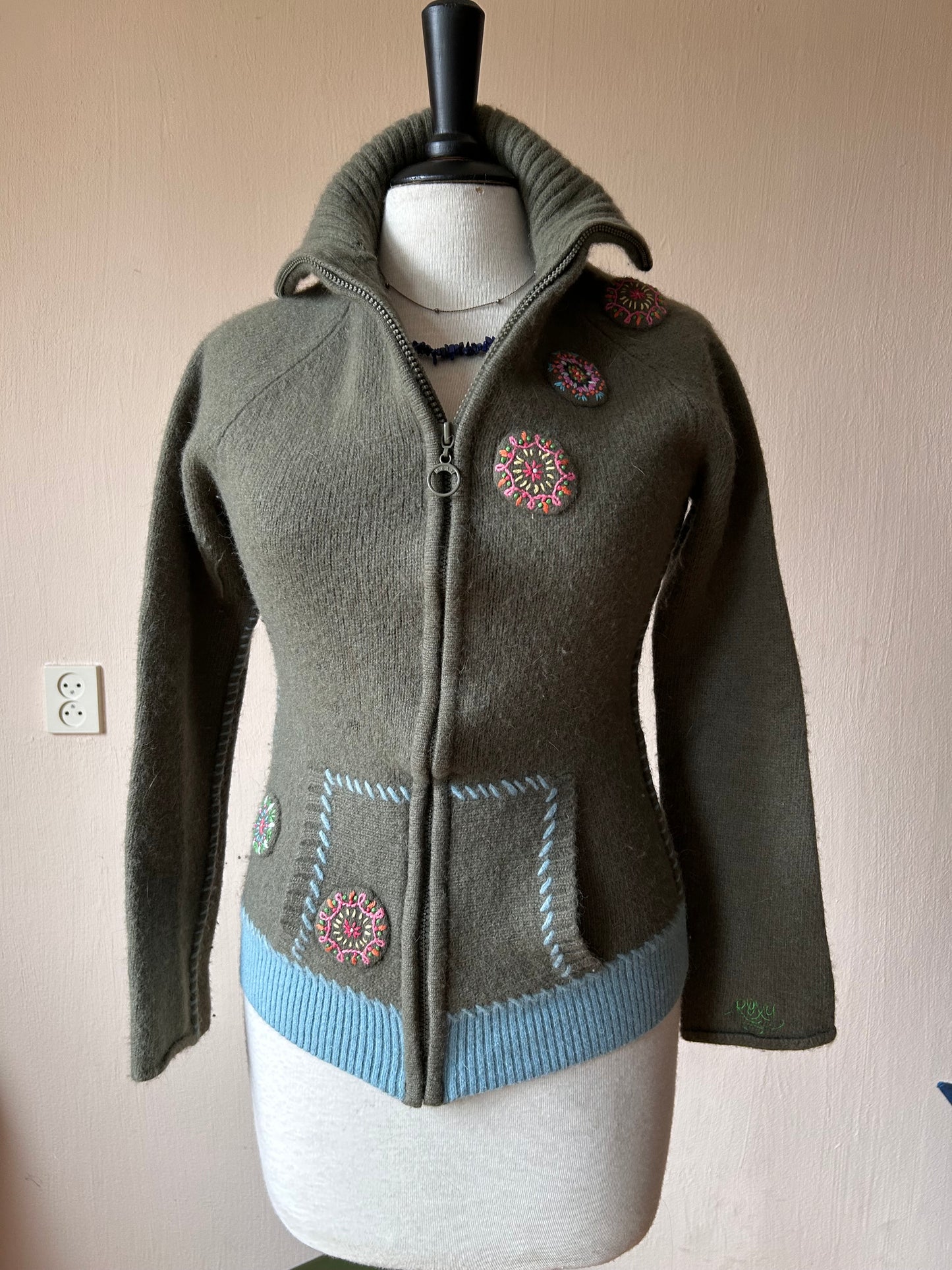 Y2k angora blend roxy cardigan