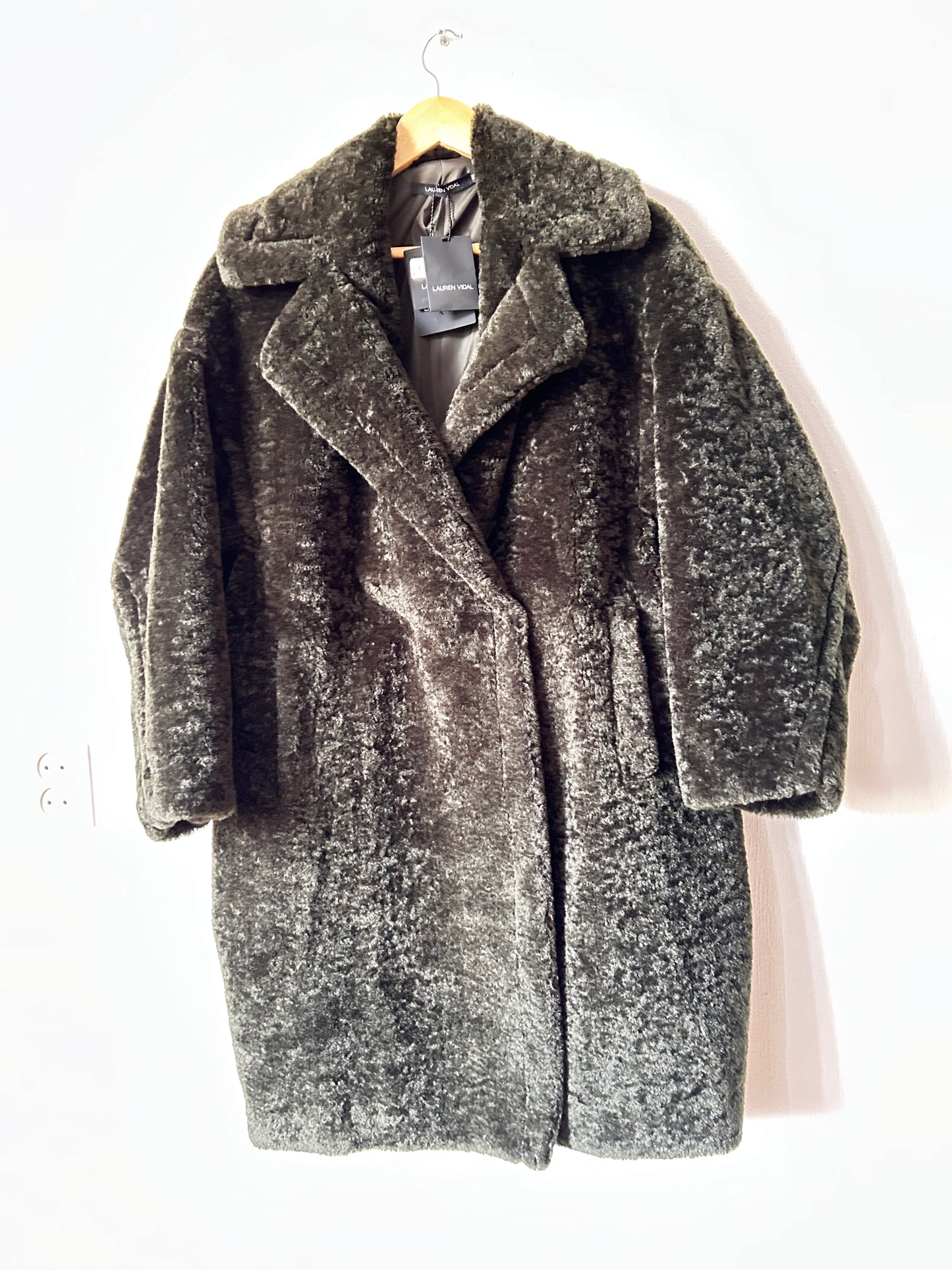 Lauren Vidal teddy coat