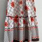 70s floral summer dress
