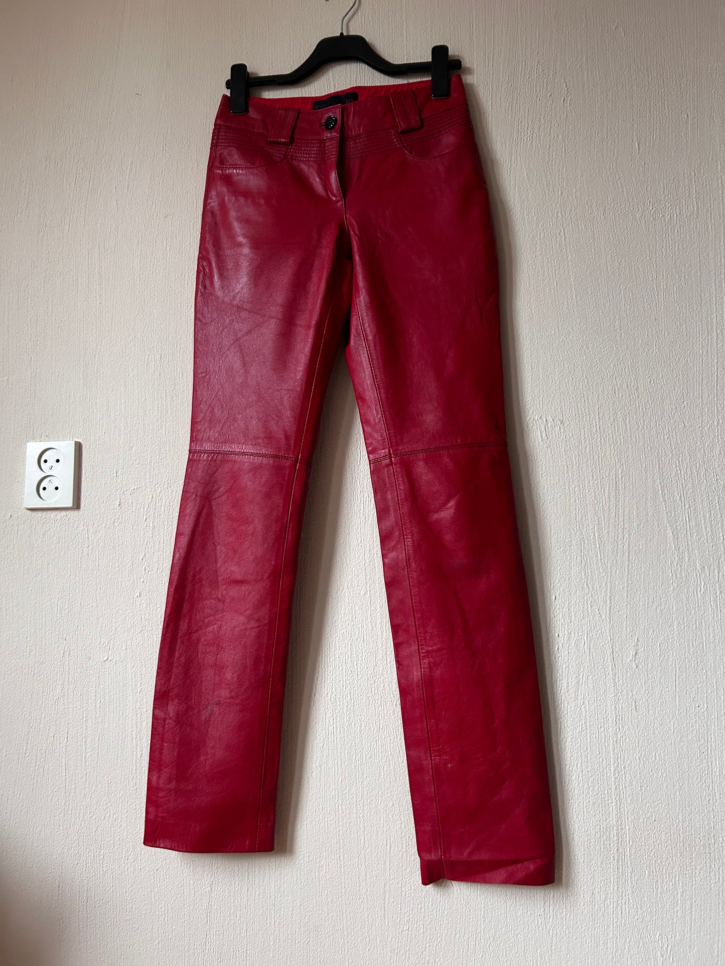 Y2k Vintage leather pants