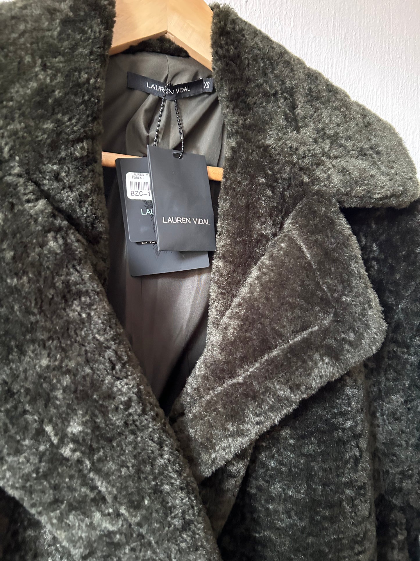 Lauren Vidal teddy coat