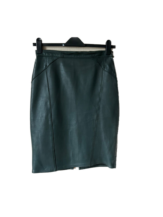 Vintage leather skirt