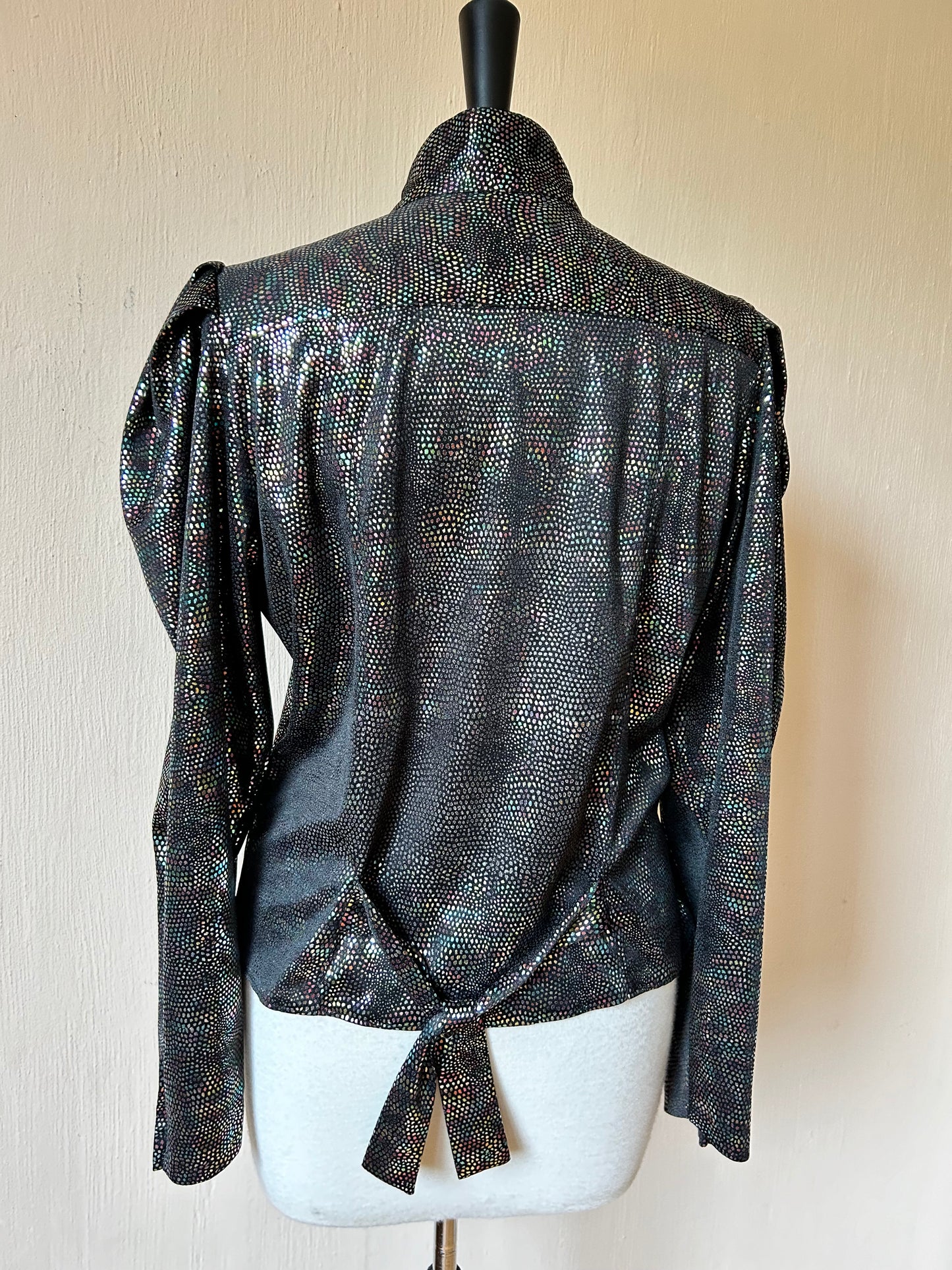 80s Vintage party top