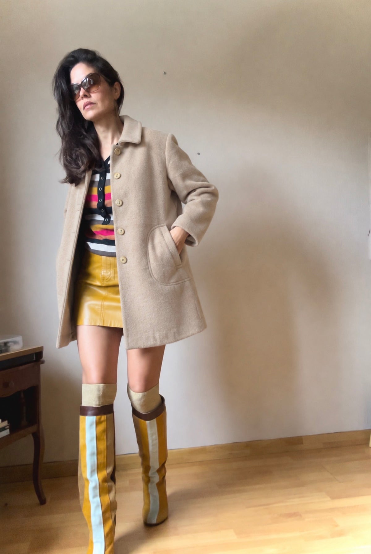 Vintage wool & cashmere coat