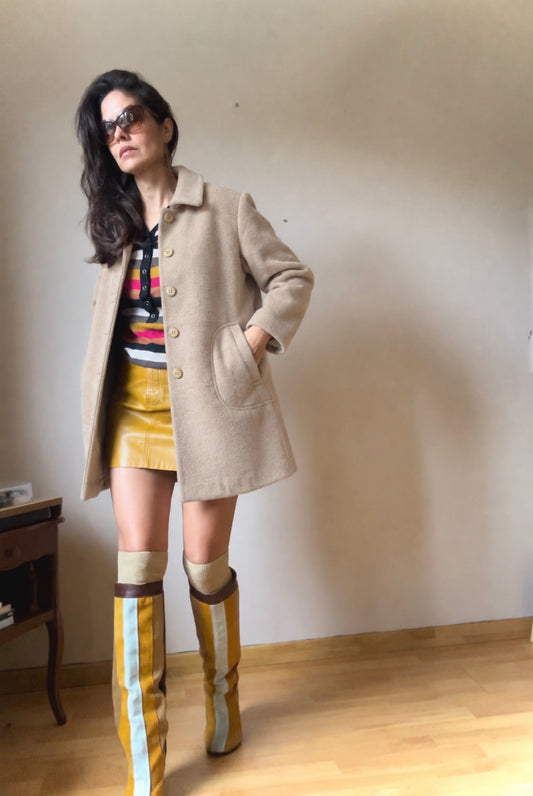 Vintage wool & cashmere coat