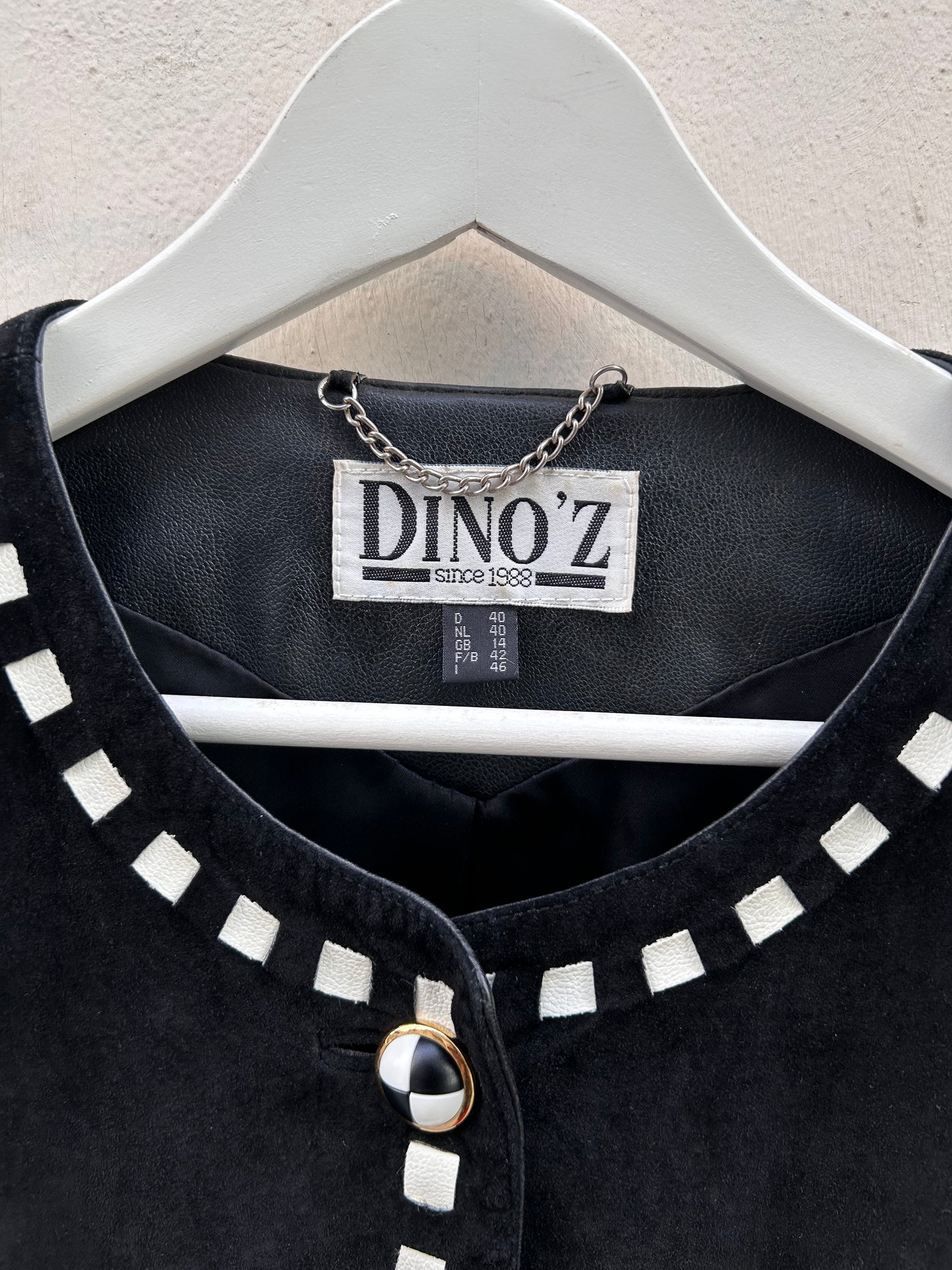 DINO’Z suede crop jack 80s