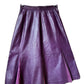 Purple leather vintage skirt