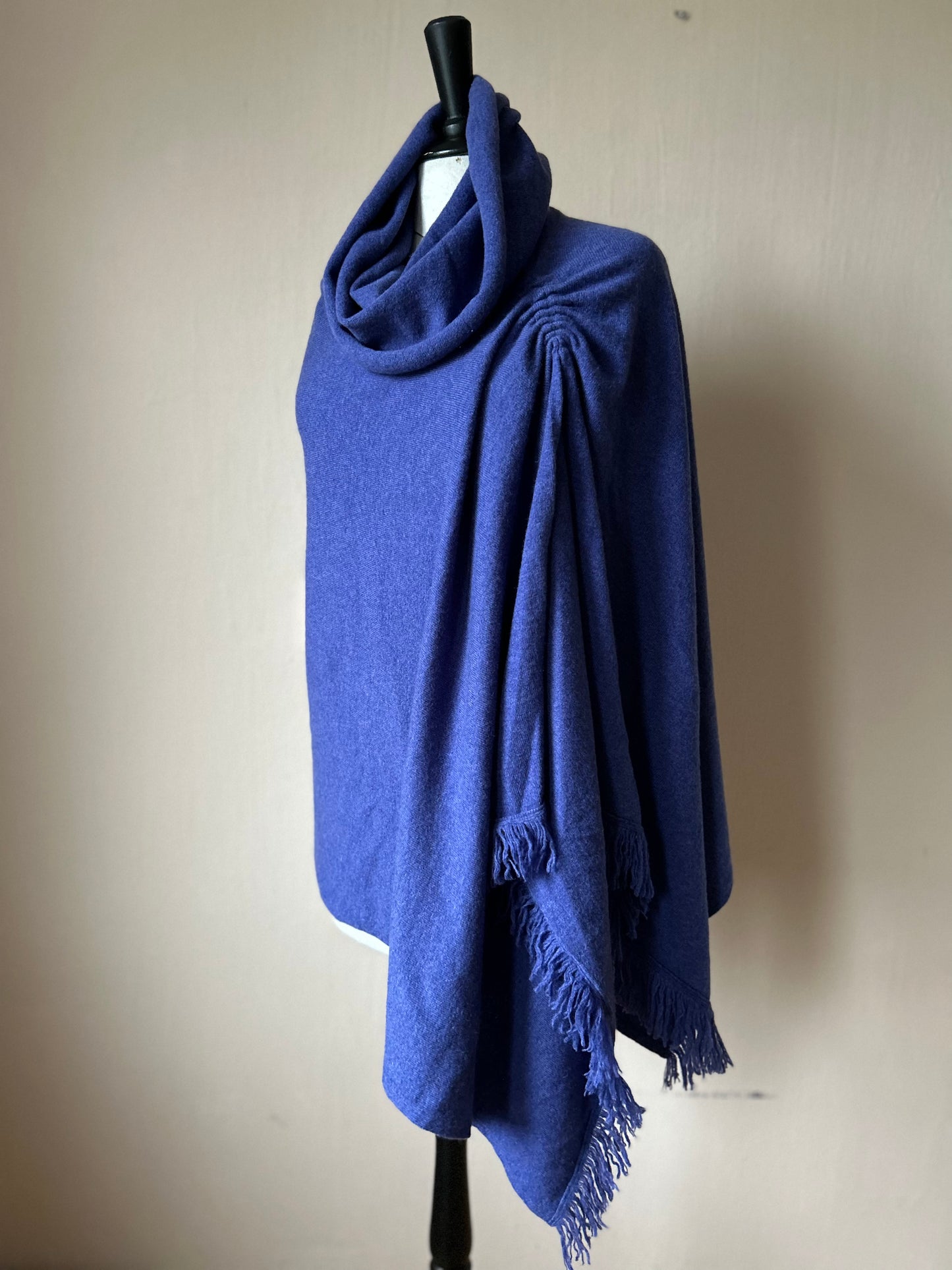 Cashmere poncho