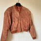 Vintage suede bomber jack