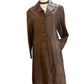 70s leather trench coat