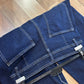 Wide leg culotte jeans