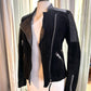 Vintage suede biker jacket