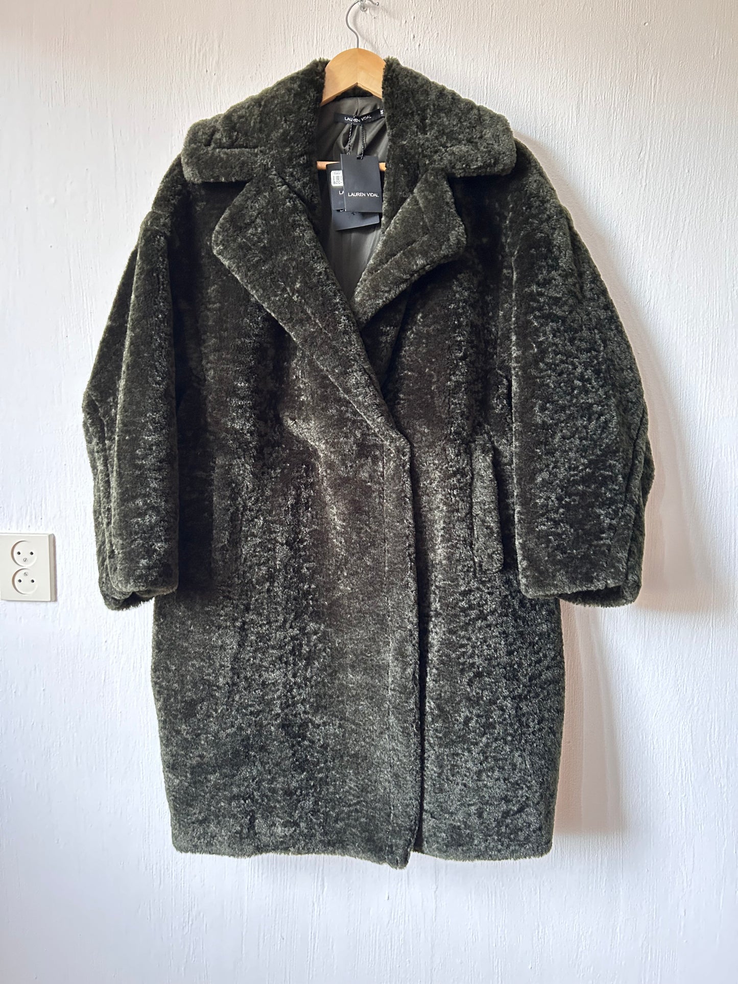 Lauren Vidal teddy coat