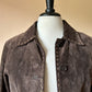 Vintage brown suede jacket