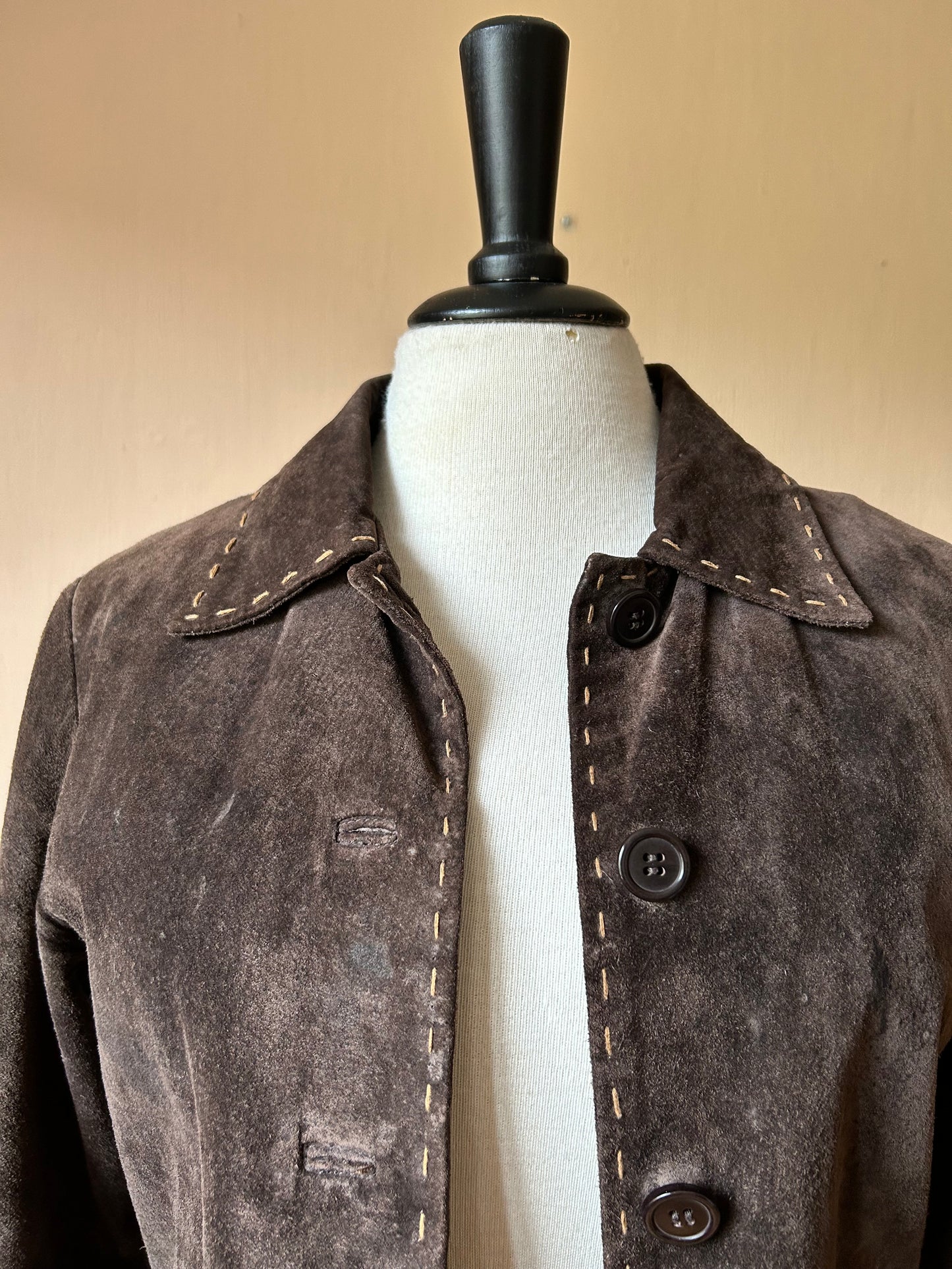 Vintage brown suede jacket