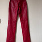 Y2k Vintage leather pants