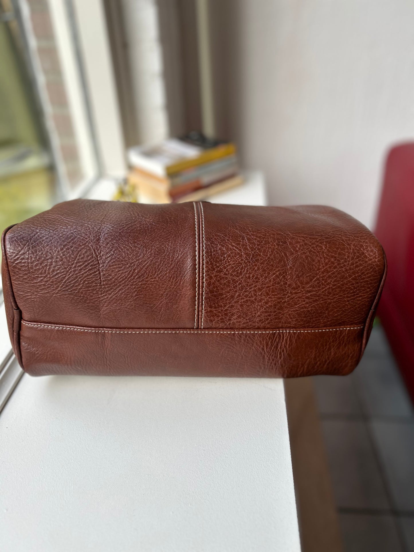 Vintage leather handbag