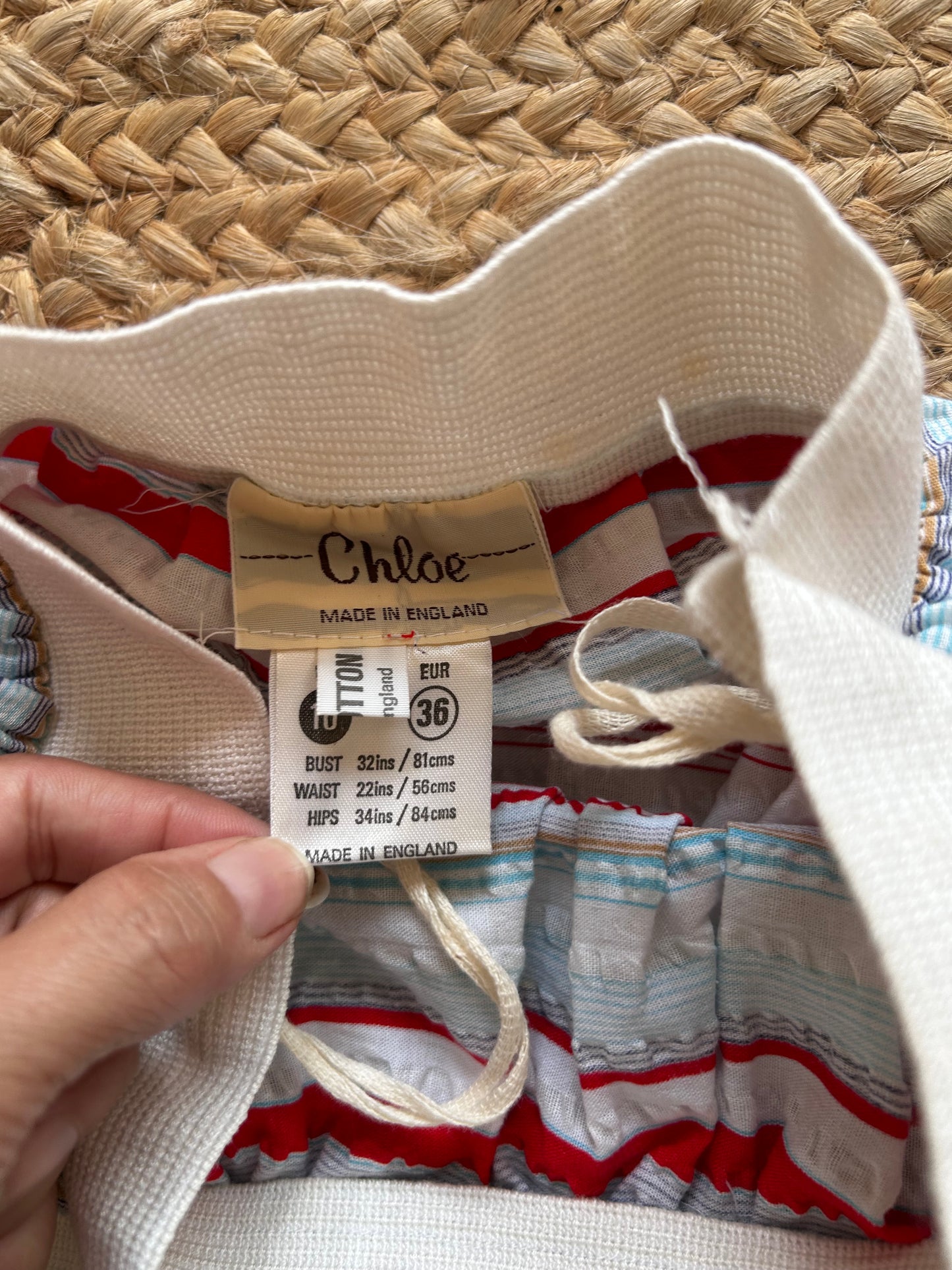 Vintage strapless dress
