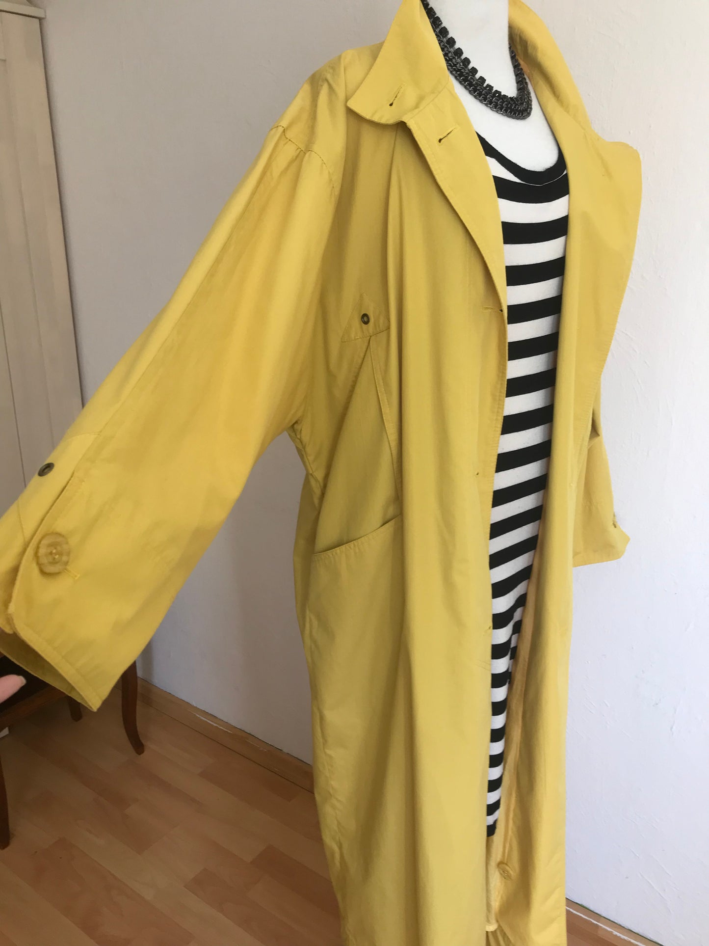 90s maxi trenchcoat