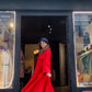 Vintage Red Wool Statement Coat – Milano (M/42)