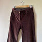 Carolina Herrera velvet flared trousers