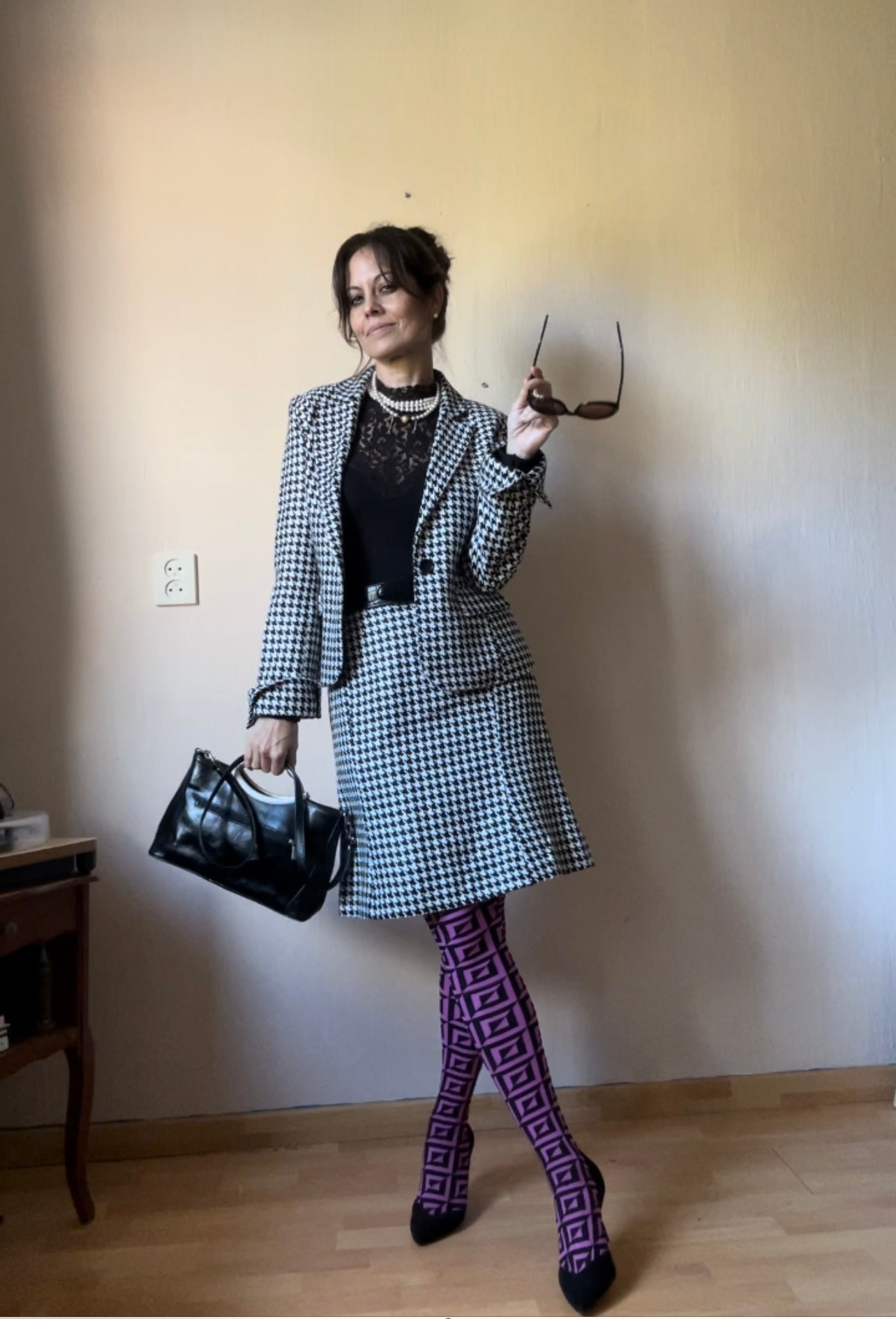 Houndstooth tailleur