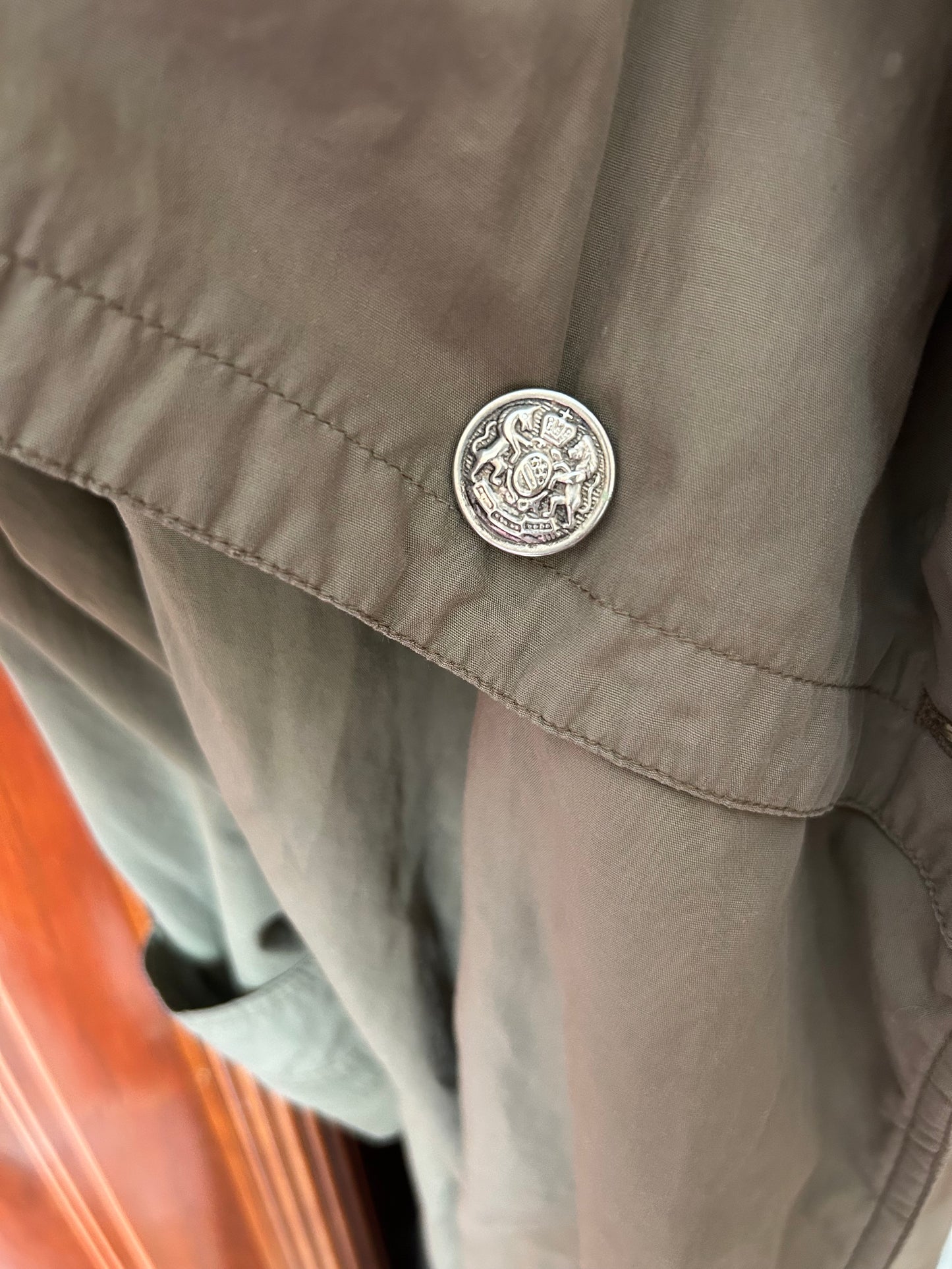 Vintage maxi trench coat