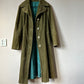 Maxi corduroy belted trench coat