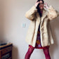 Fox fur vintage coat