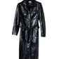 Noize vegan leather trench coat