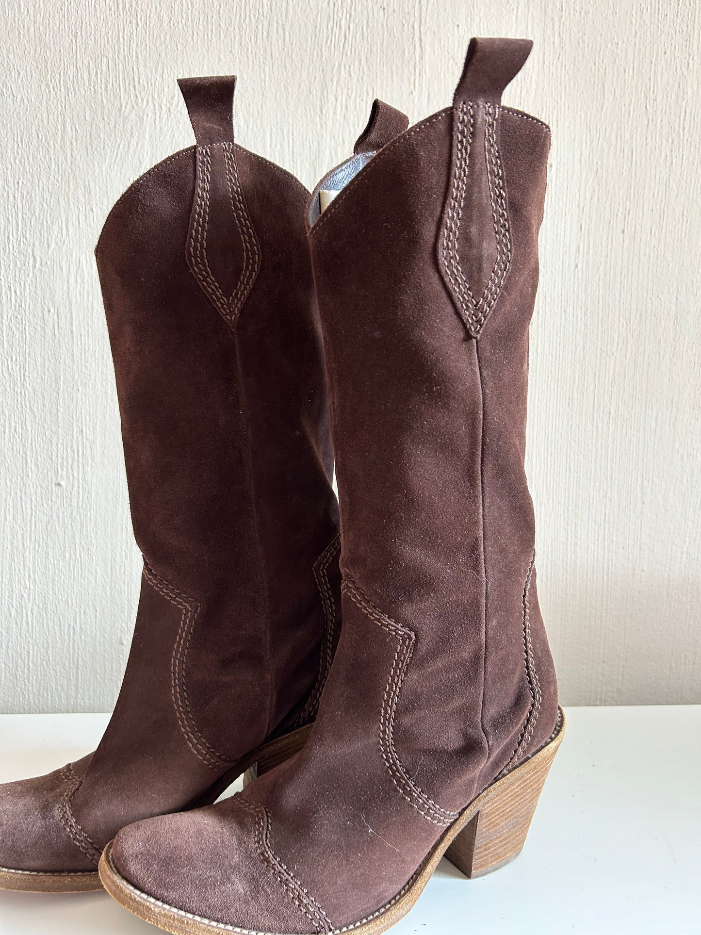 Suede Cowboy boots