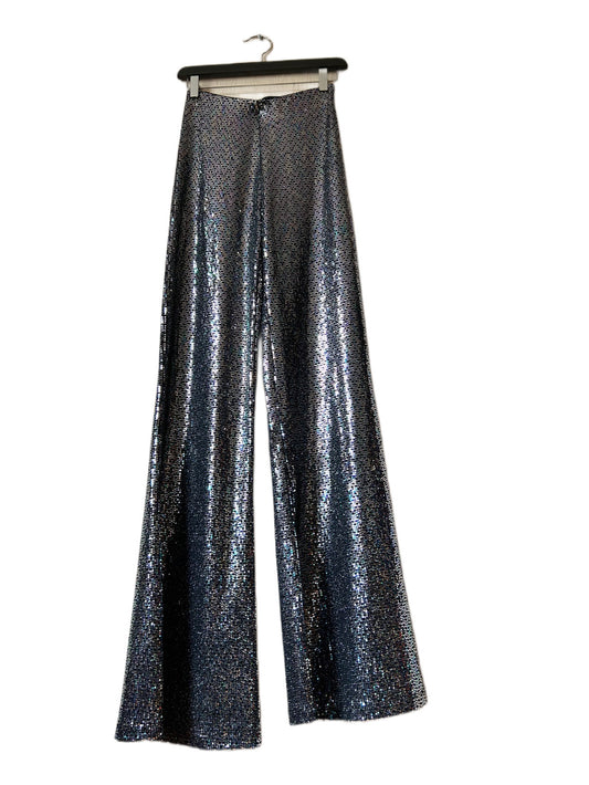 Glittery flared leggings