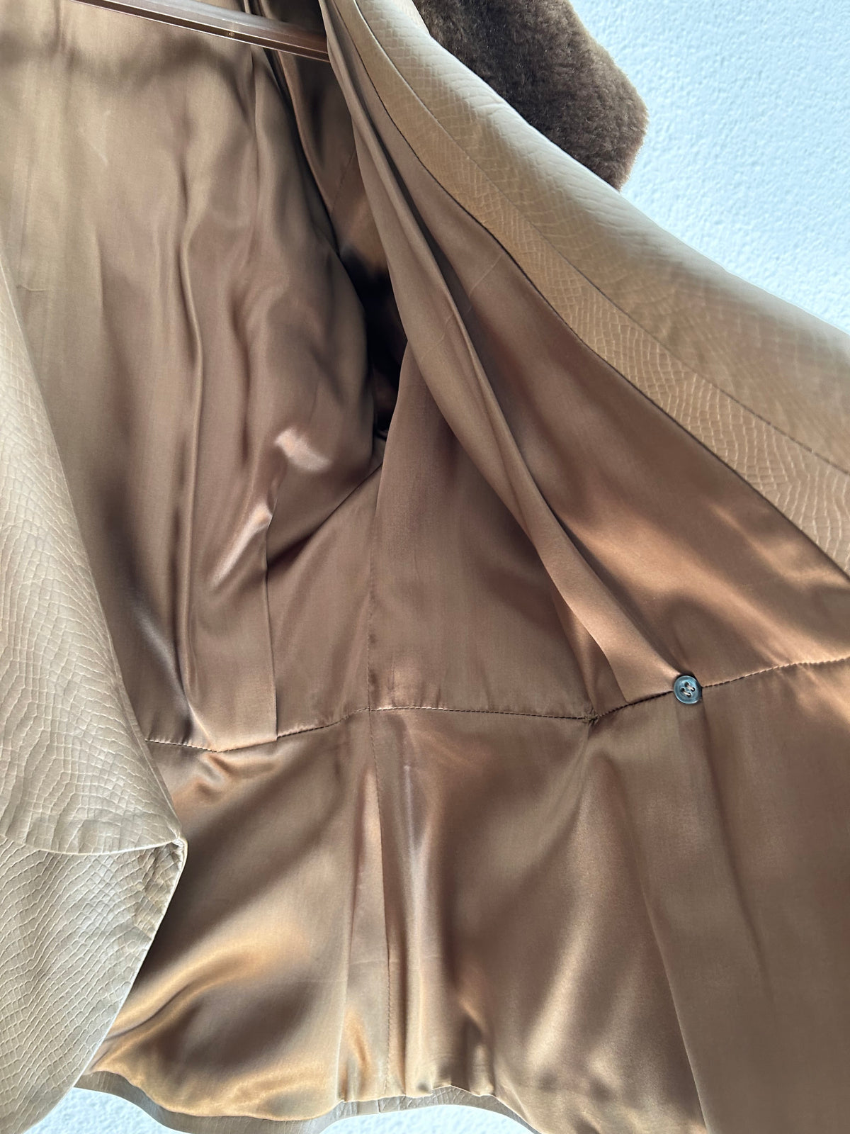 Mario Valentino leather jacket ( L)