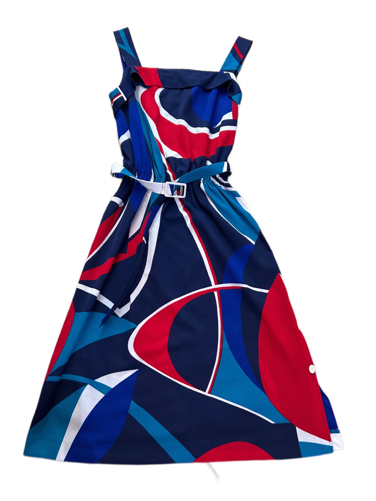 Vintage belted summer dress