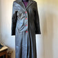 Vintage maxi leather coat