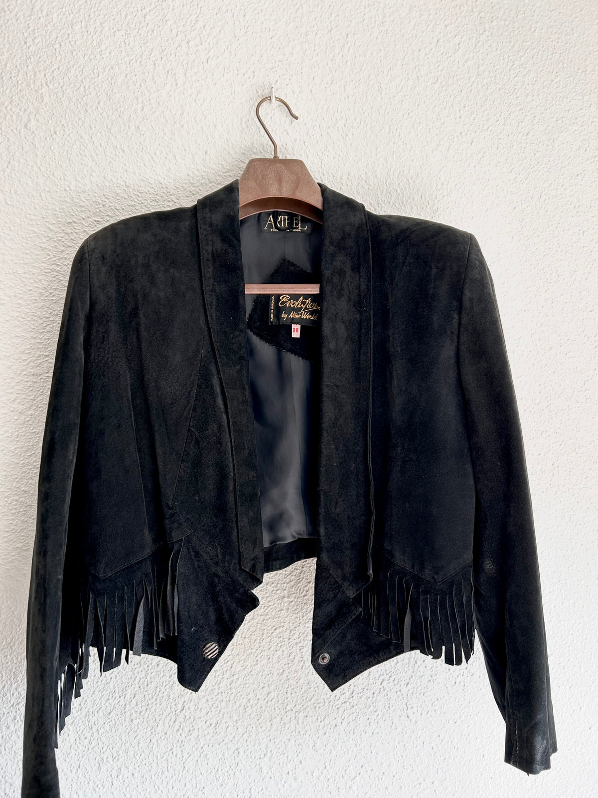 Vintage Fringe Suede jacket M