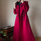 Cashmere wool blend maxi coat