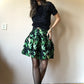 Vintage pleated mini skirt