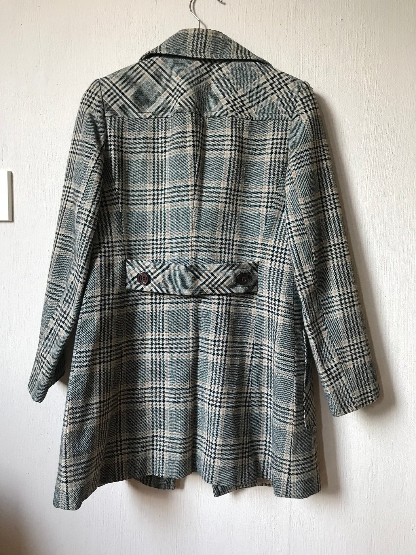 70s vintage tweed coat