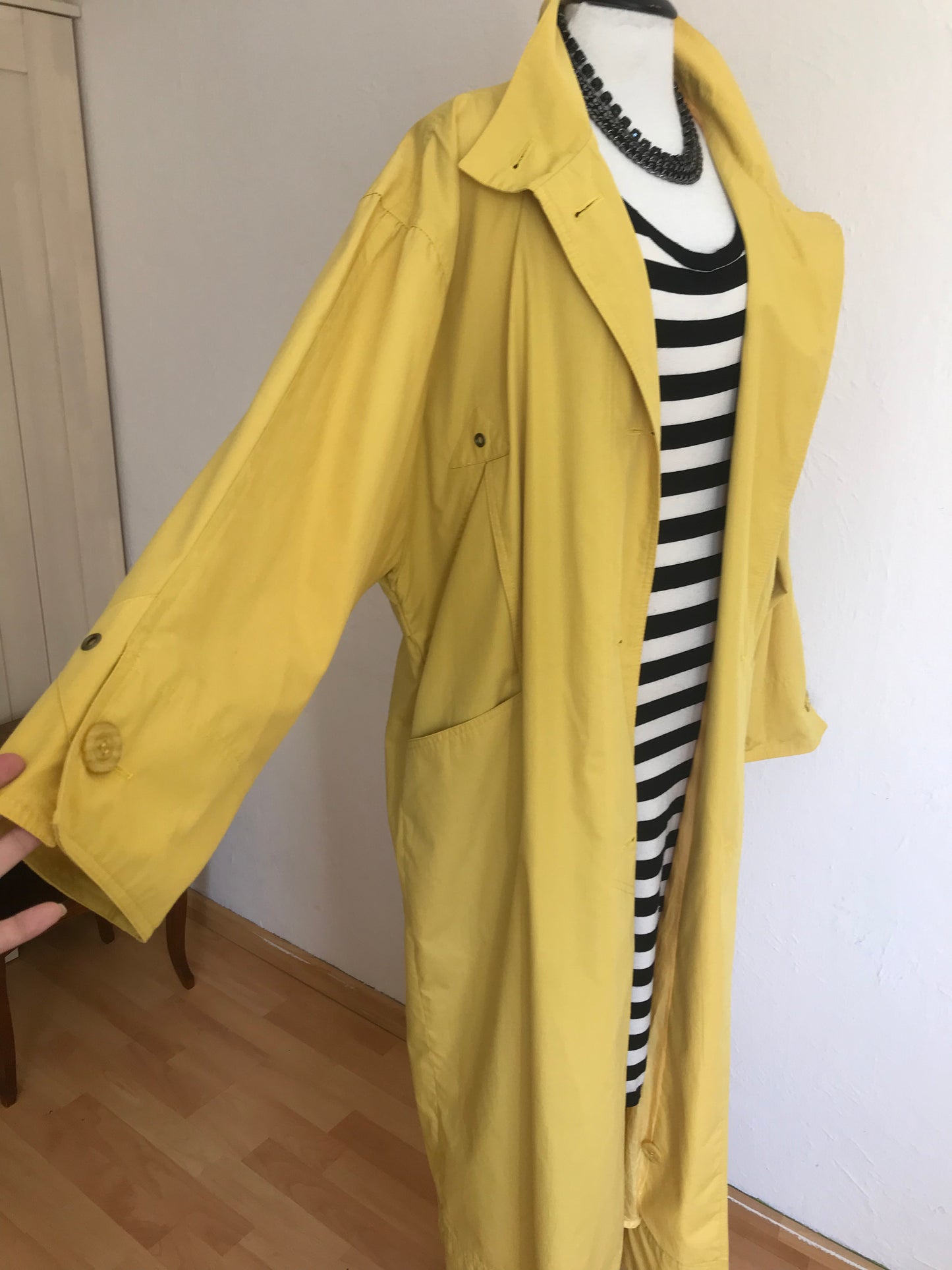 90s maxi trenchcoat