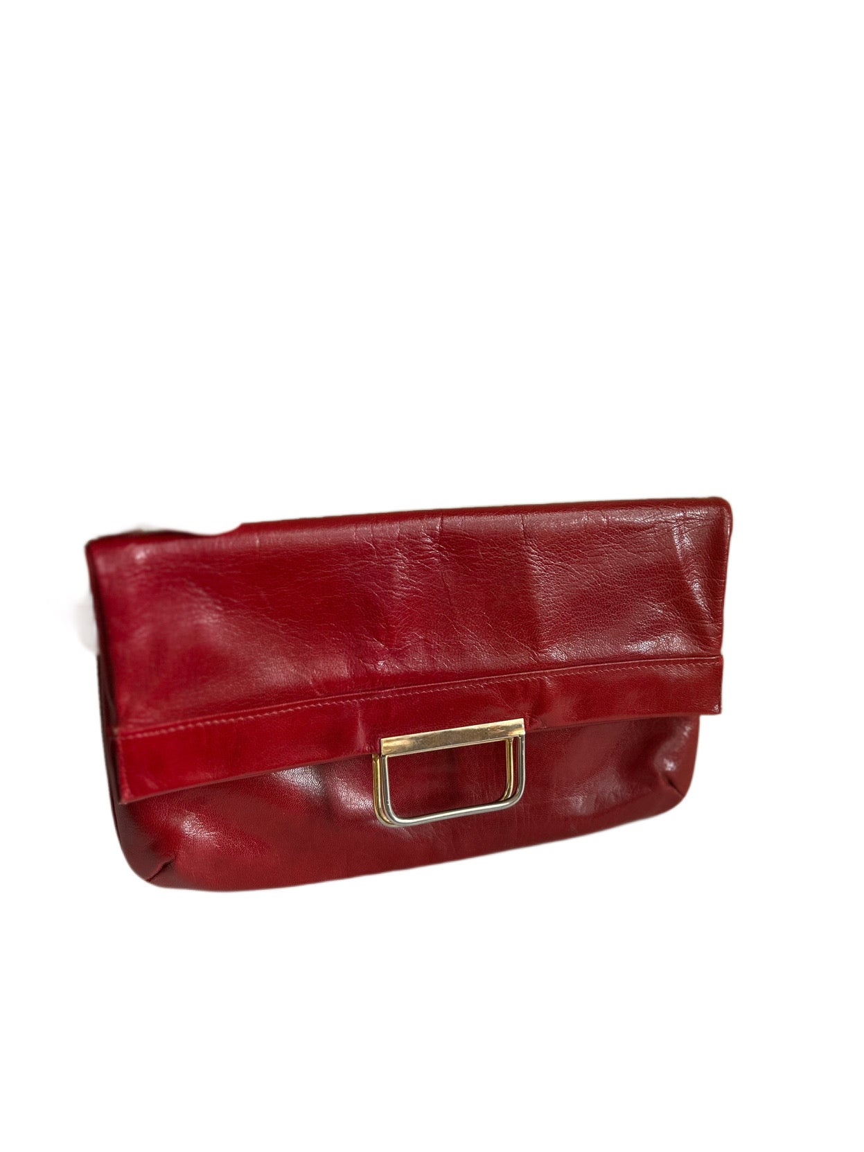 Vintage leather clutch