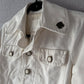 DIESEL Vintage White Belted Safari Canvas Jacket