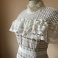 Self-Portrait guipure lace mini dress