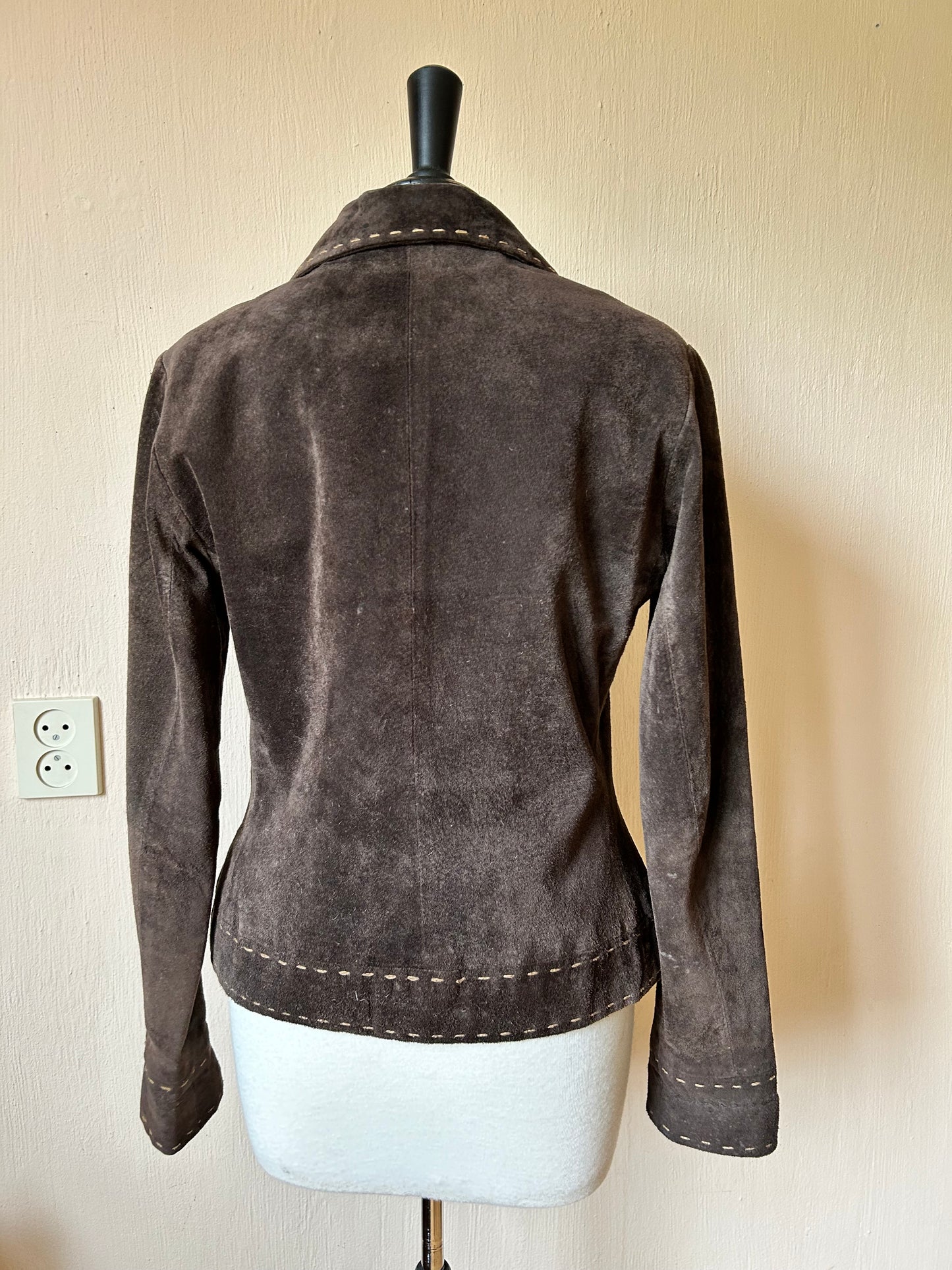 Vintage brown suede jacket