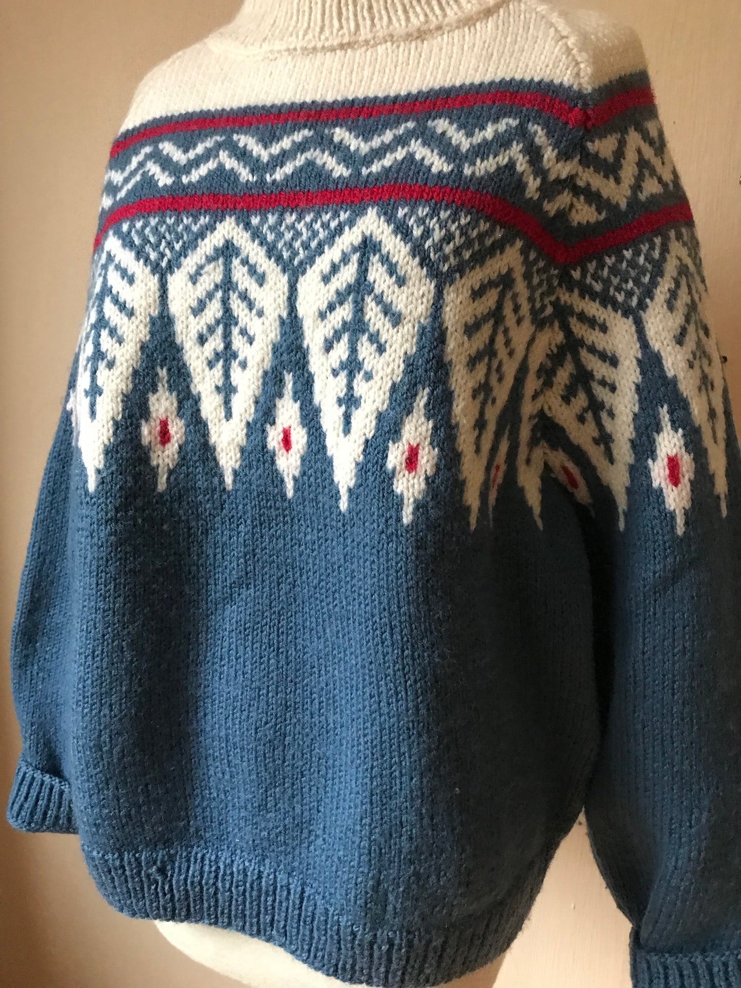 Nordic knit pullover