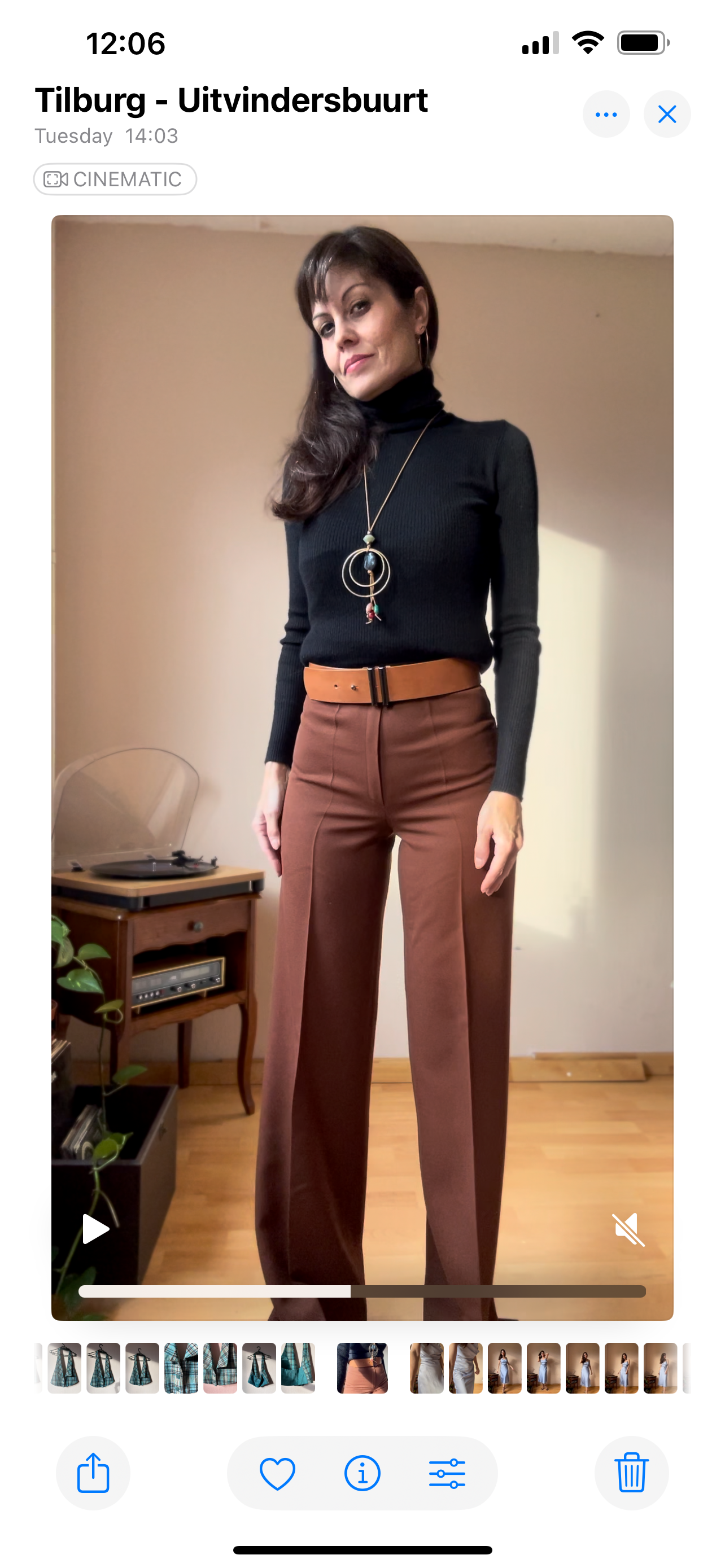 70s vintage wool pants