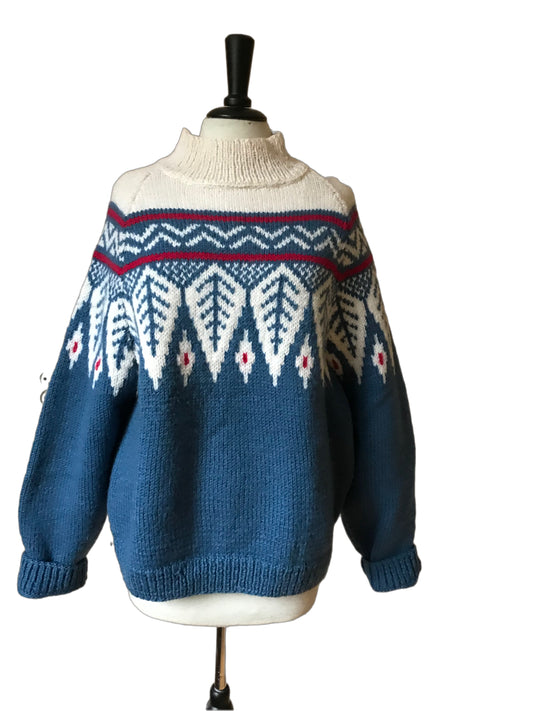 Nordic knit pullover