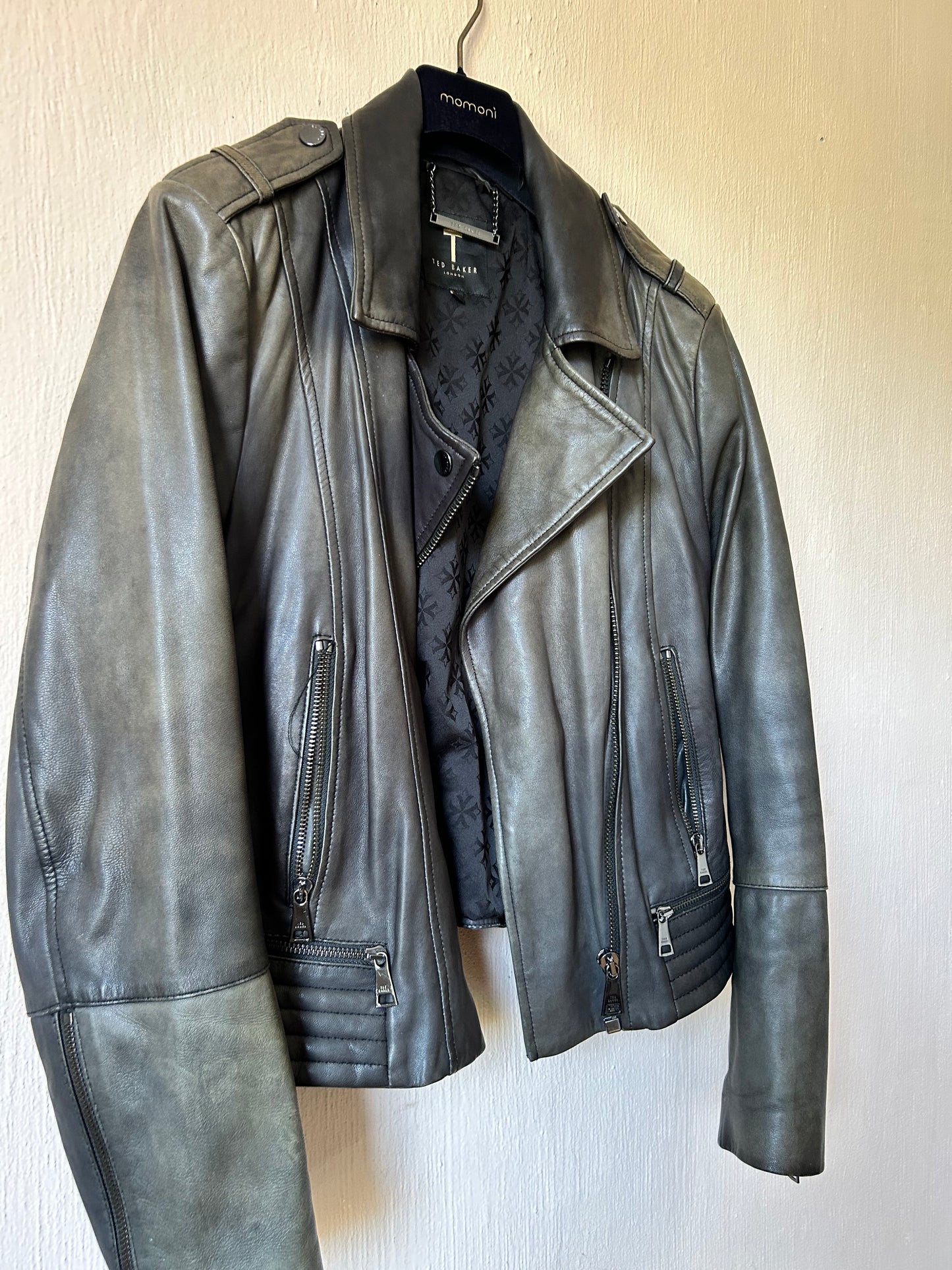 Ted Baker leather biker