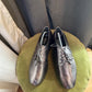 ⁠Calvin Klein Metallic Pewter / Silver Platform Oxford Derby Shoes⁠ 39
