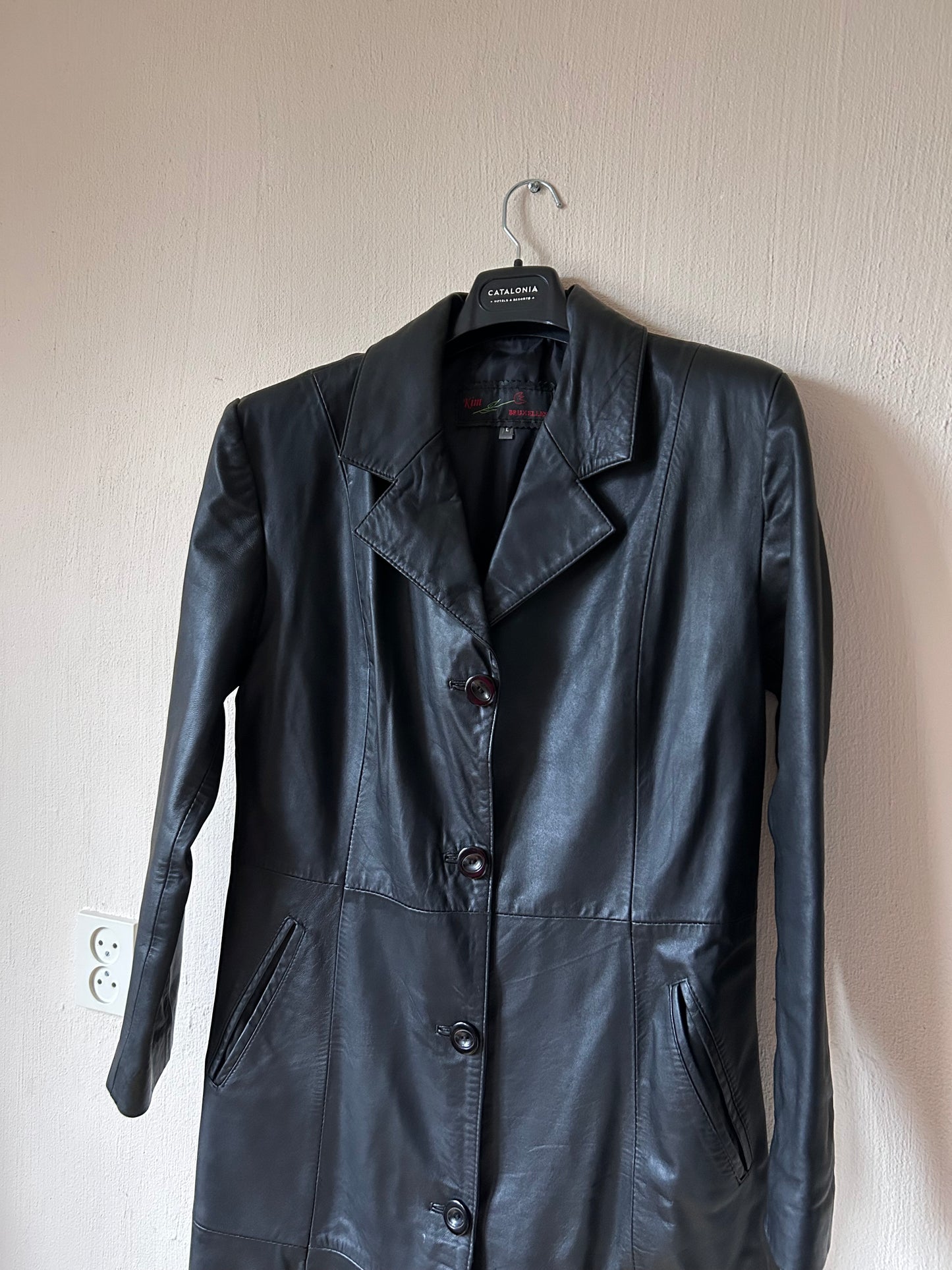 Vintage leather coat